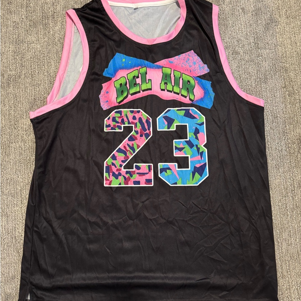 XL BAIL AIR Sleeveless Jersey - Black and Pink